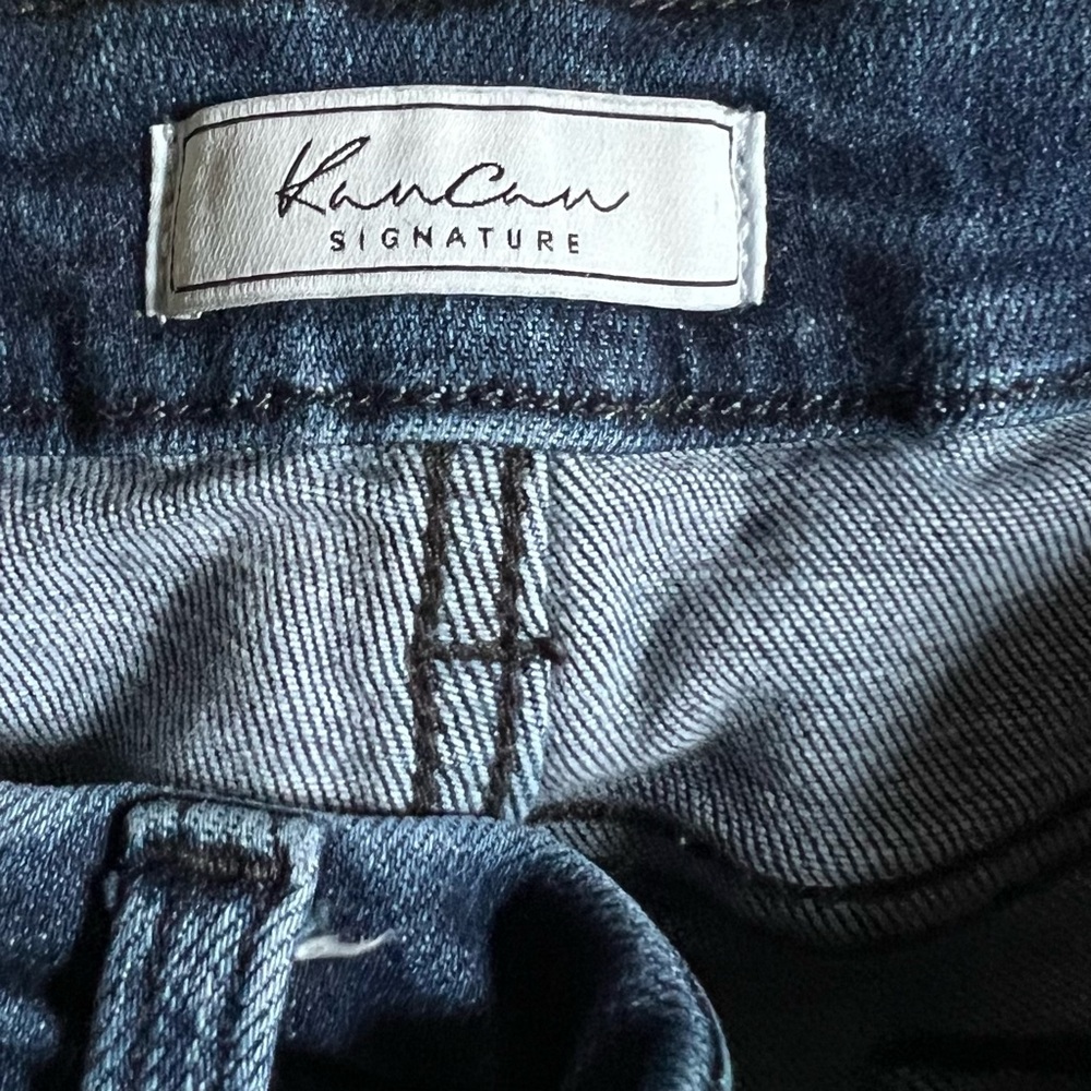 KanCan Signature High Rise Skinny Dark Wash Denim Jeans Women's Sz 32 Stretchy - Picture 7 of 11